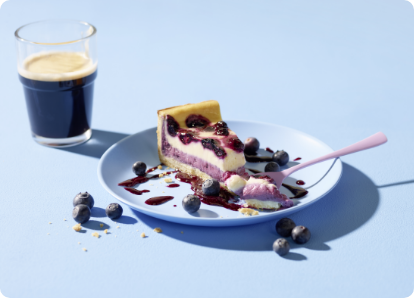 Plantastic Creamy Blueberry – vegan cheesecake Erlenbacher